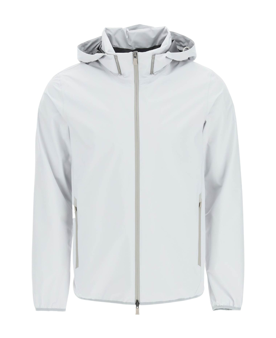 Herno Laminar Windbreaker Jacket In Gore-tex In White