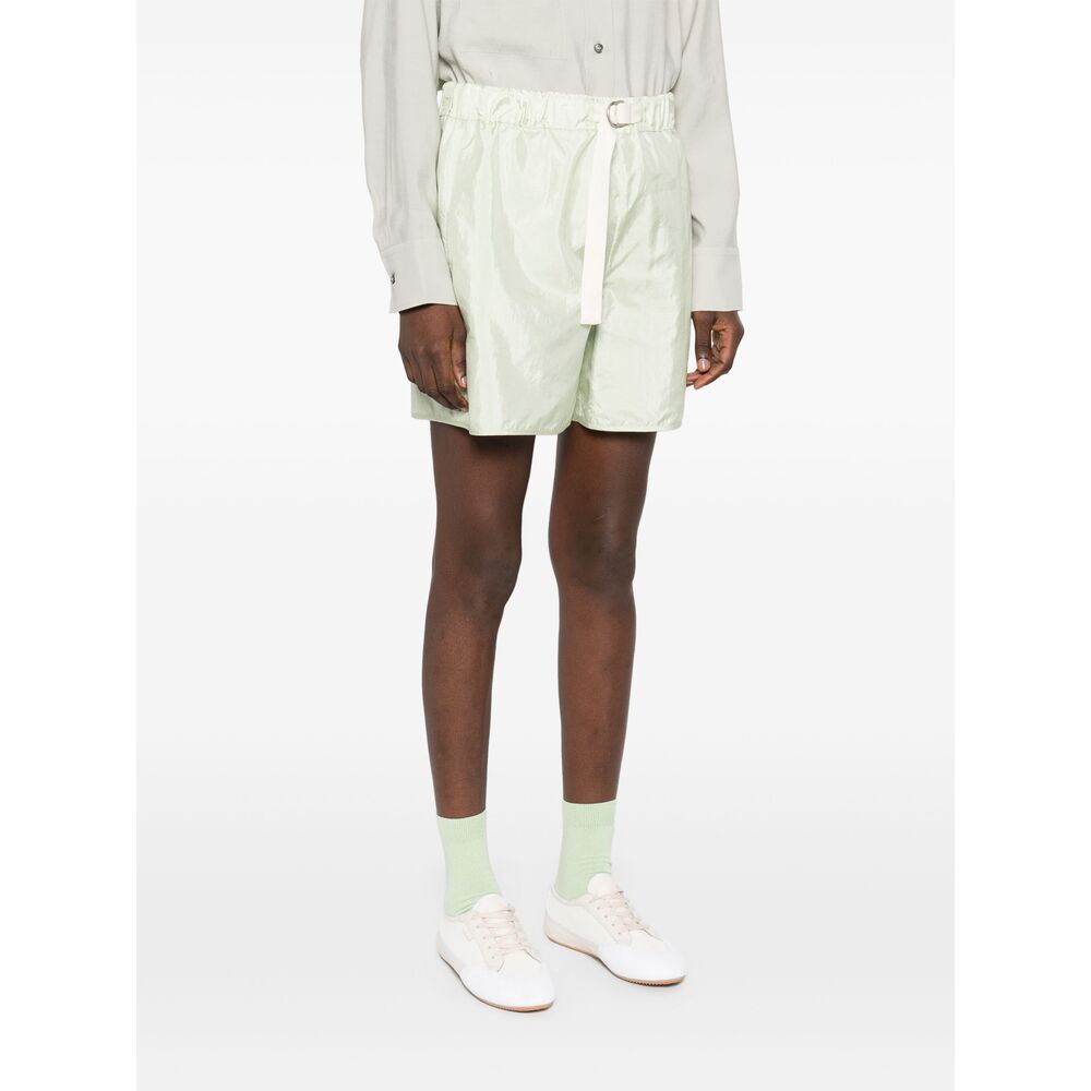Jil Sander Elastic Shorts In White
