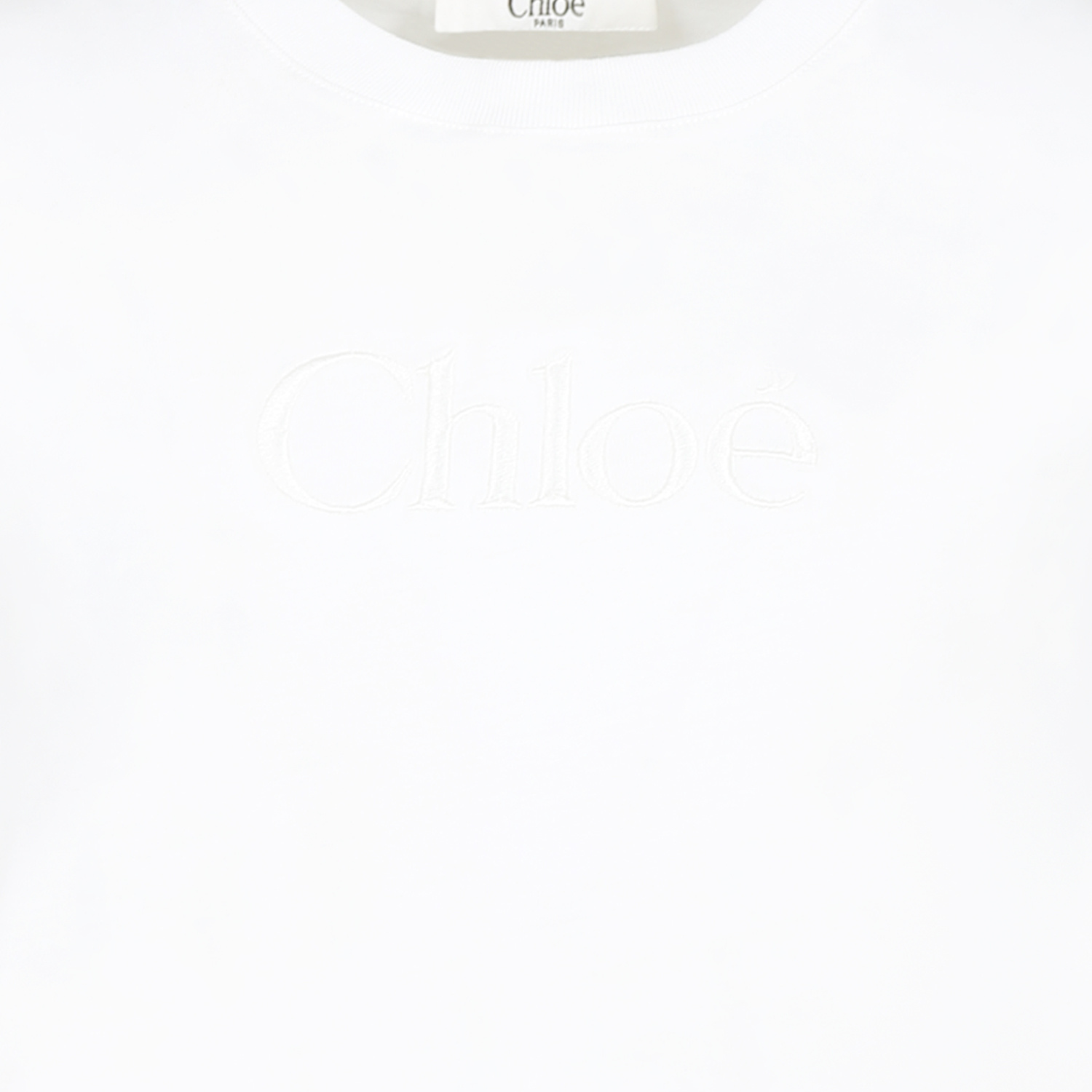 Chloé Organic Cotton T-shirt In White