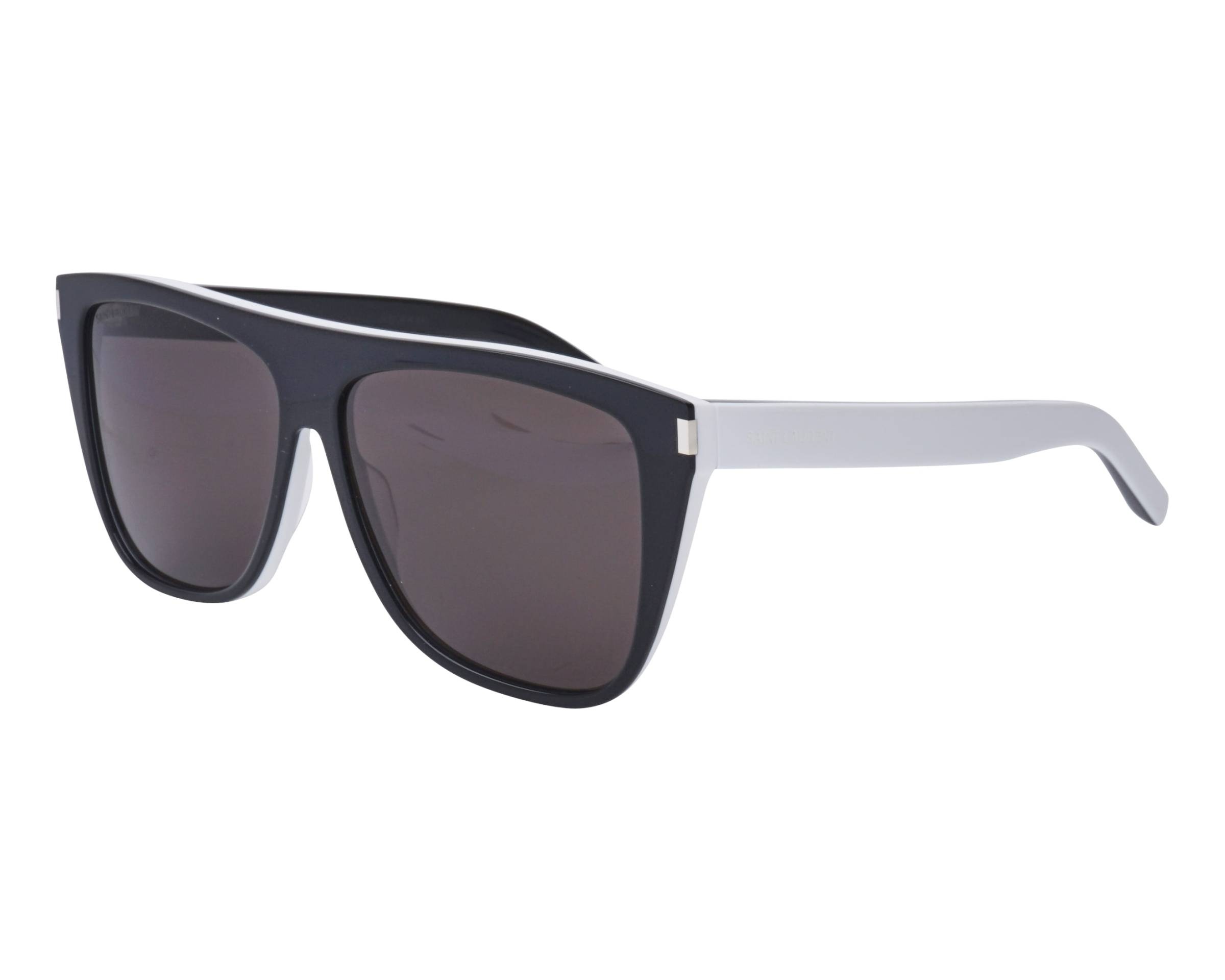 Saint Laurent Logo Sunglasses In Black