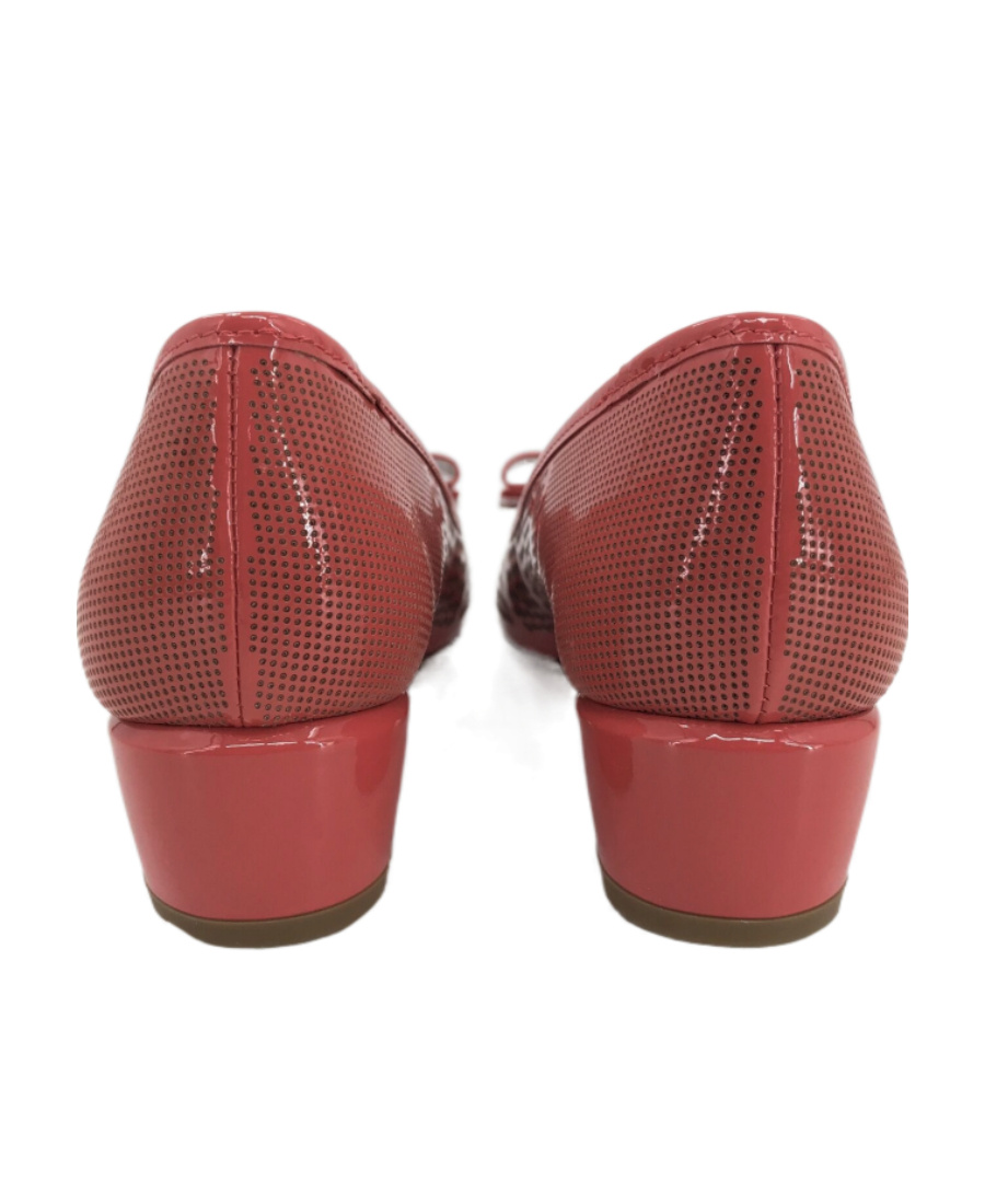 Ferragamo Logo Bow Ballet Shoes In Brown
