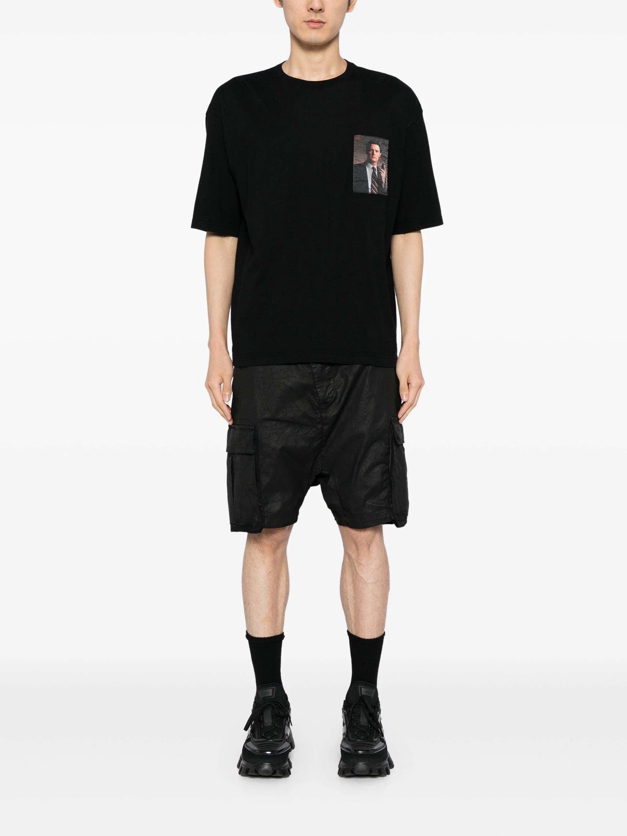 Shop Undercover Graphic-printed T-shirt In Black