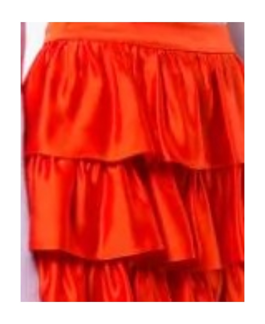 Stella Mccartney Medium-length Skirt With Lotus Leaf Edge In Red