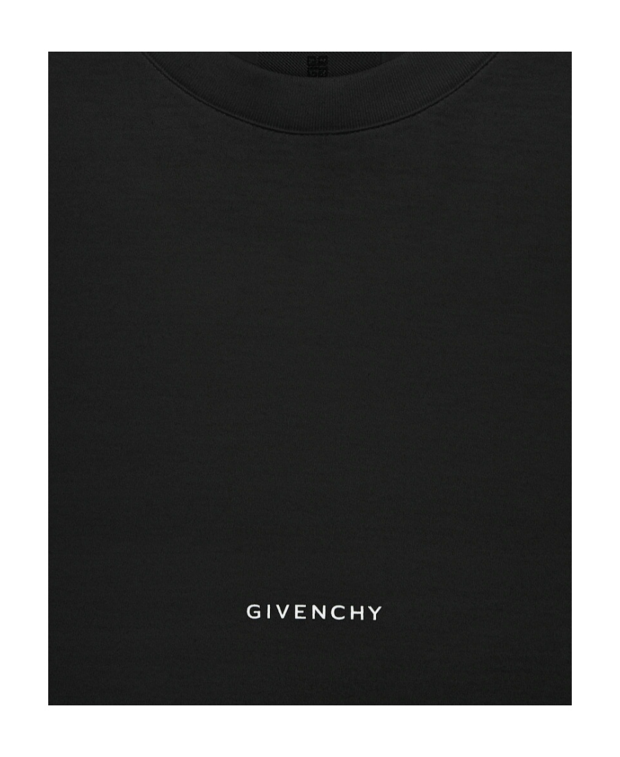 Givenchy Small Logo-print T-shirt In Black