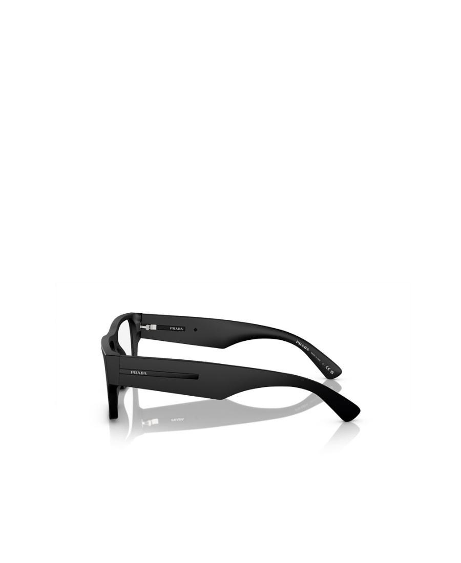 Prada Eyewear Rectangular Frame Glasses In Black