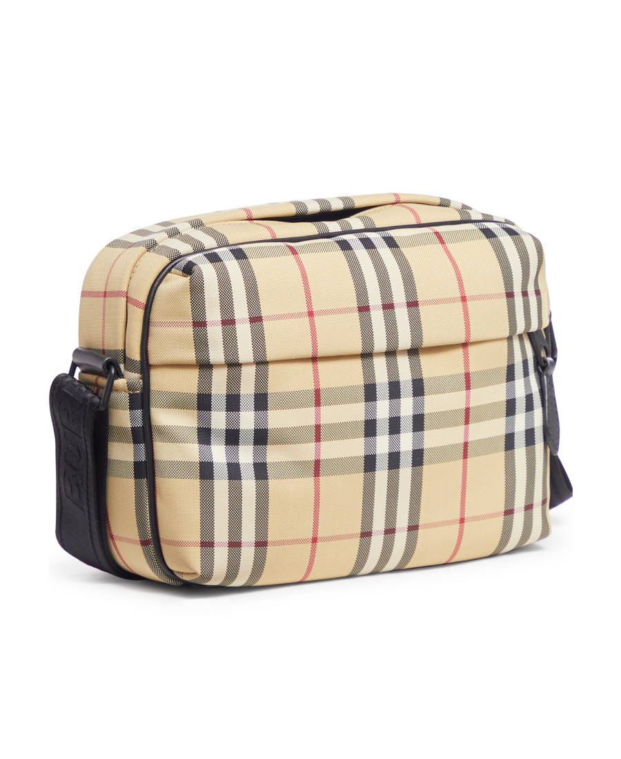 Burberry Brown Paddy Vintage-check Crossbody Bag In Nude