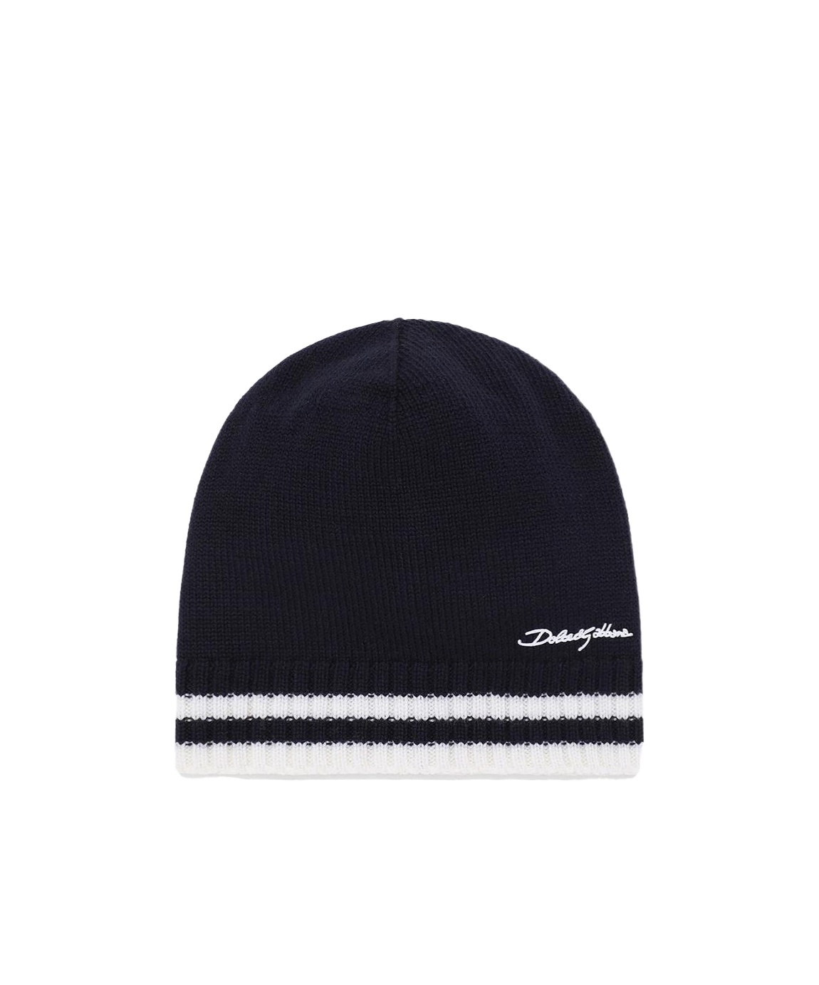 Dolce & Gabbana Kids' Logo Knitted Hat In Gray