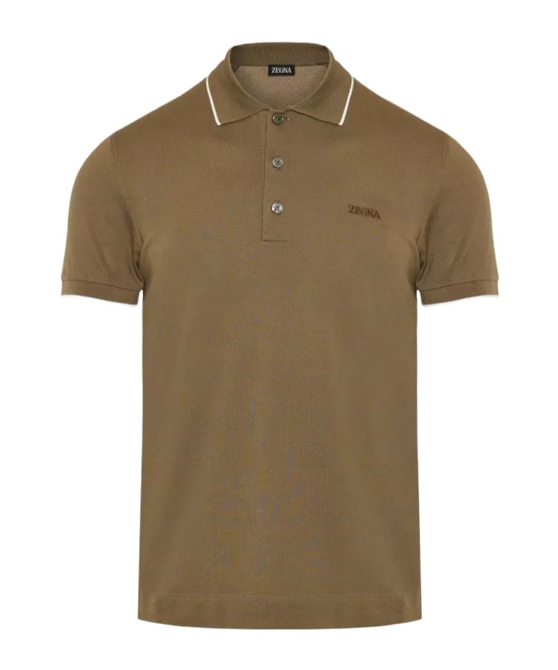 ZEGNA SHORT-SLEEVED POLO SHIRT