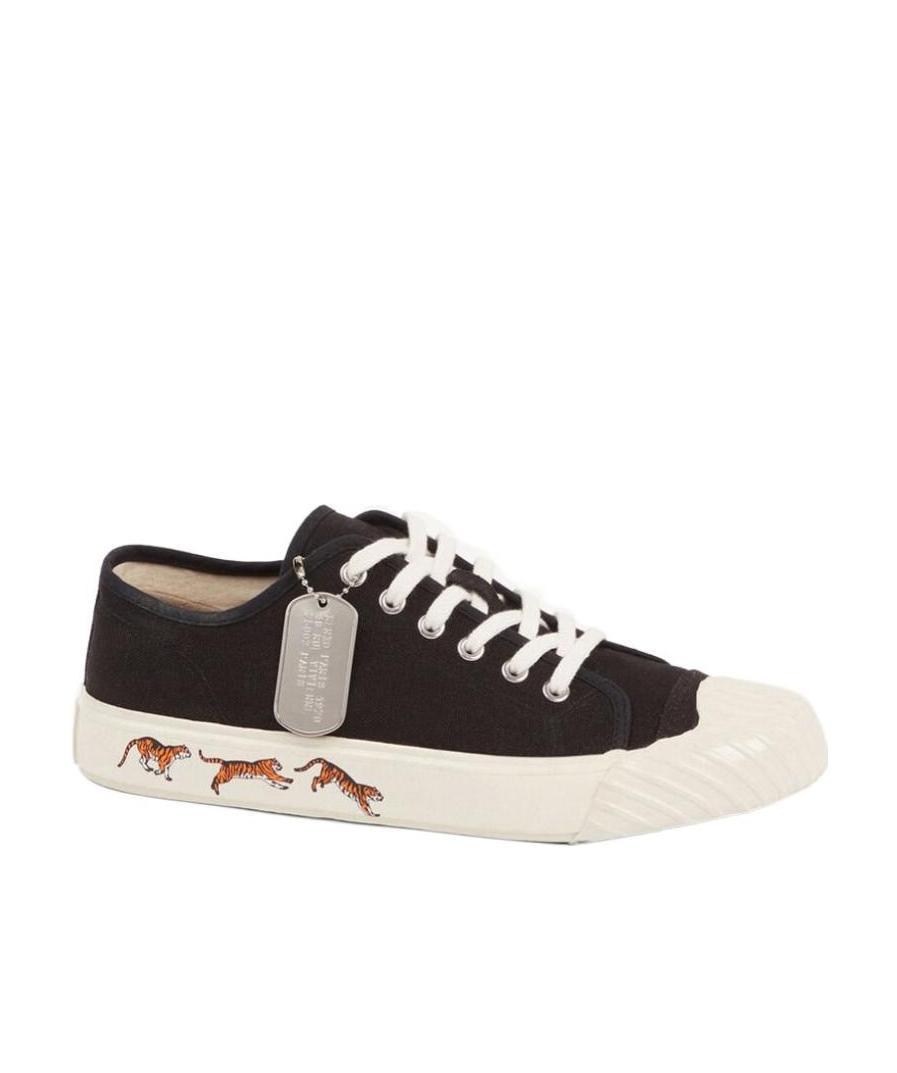 Kenzo Logo Sneakers In Black