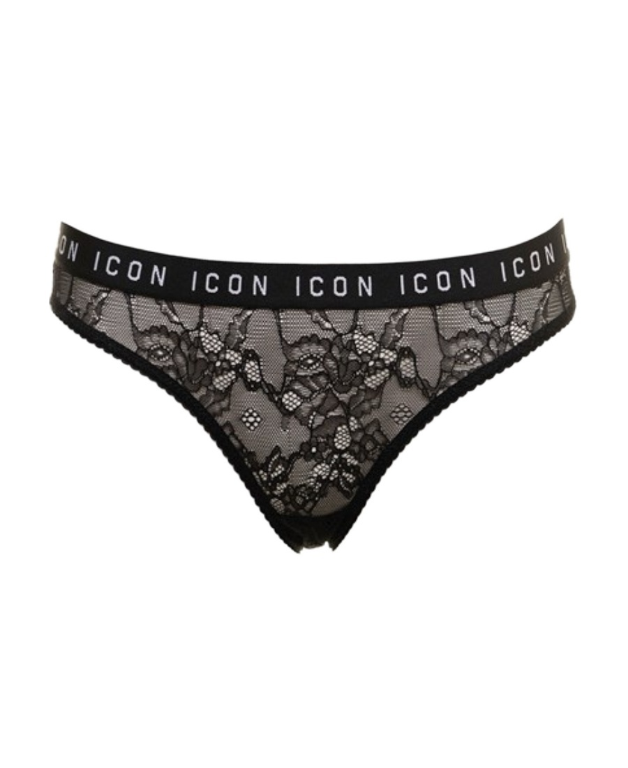 Dsquared2 Logo Printed Underwear In Black