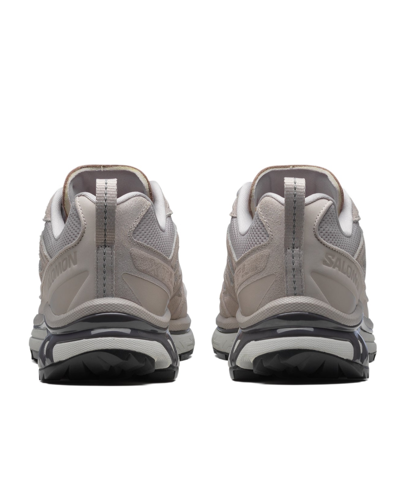 Salomon Xt-6 Expand Leather Sneakers In Gray