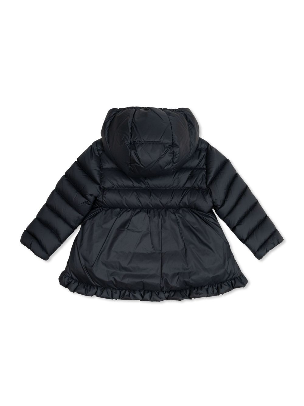Moncler Long-sleeved Down Jacket In Blue