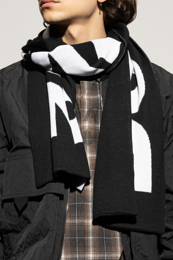 Dsquared2 Logo-embellished Knitted Scarf