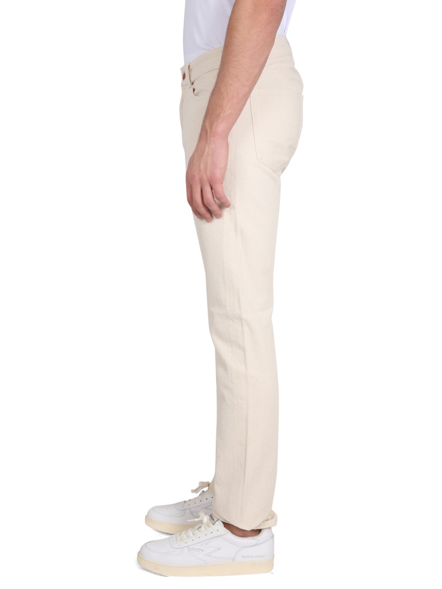 Aspesi Jeans In Denim In White