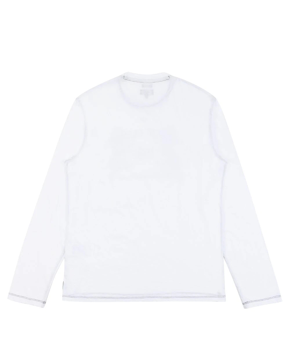 Armani Jeans Logo Details Long-sleeved T-shirt In White