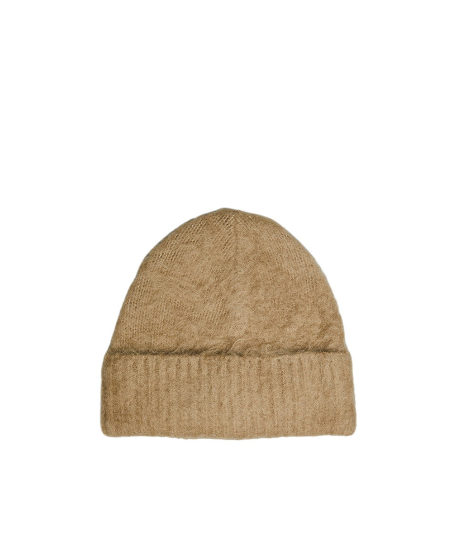 ACNE STUDIOS KNITTED WOOL-BLEND BEANIE 