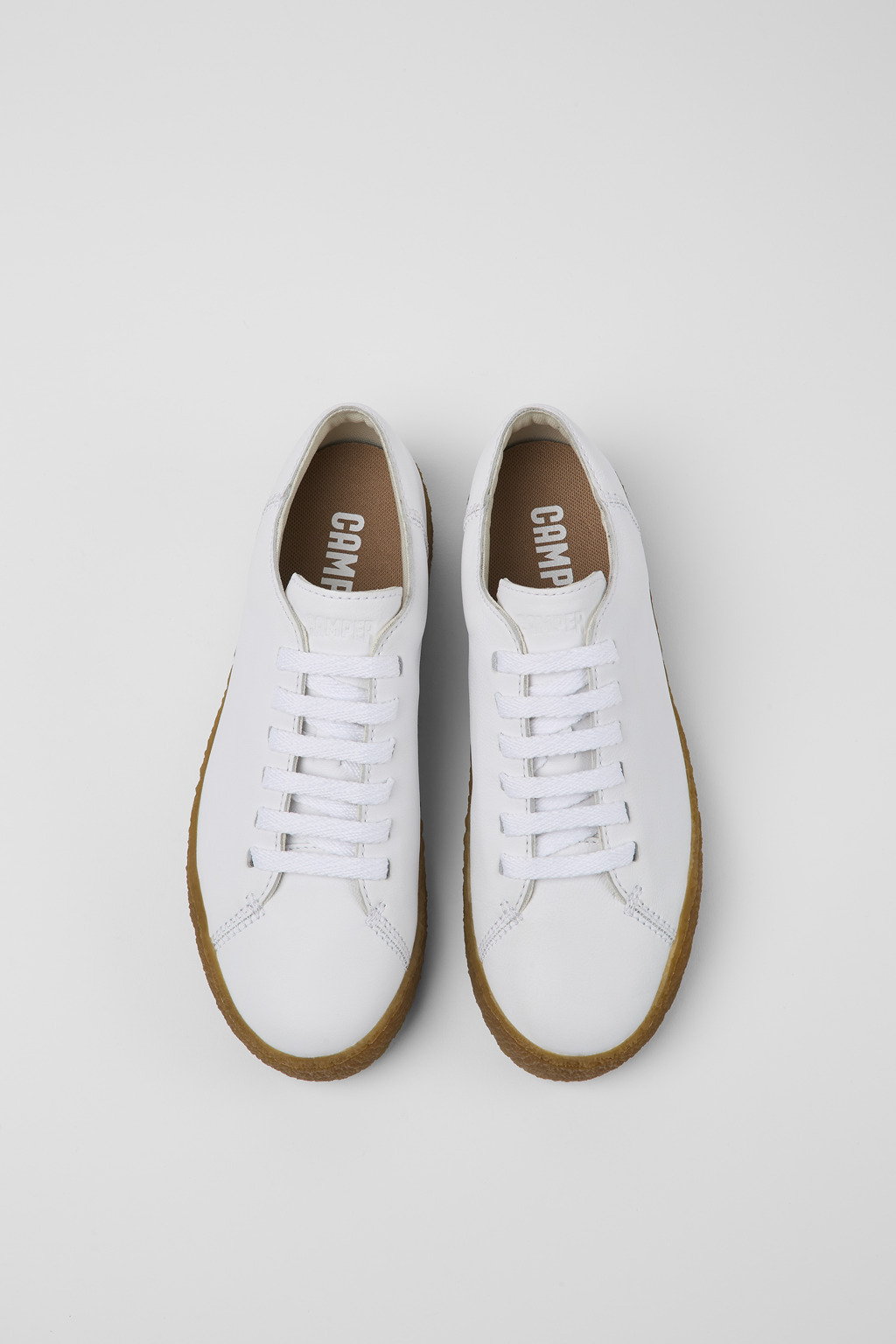 Camper Peu Terreno Lace-up Sneakers In White