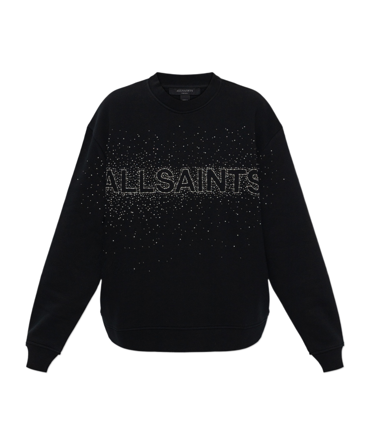 Allsaints Sprinkle Sweatshirt In Black