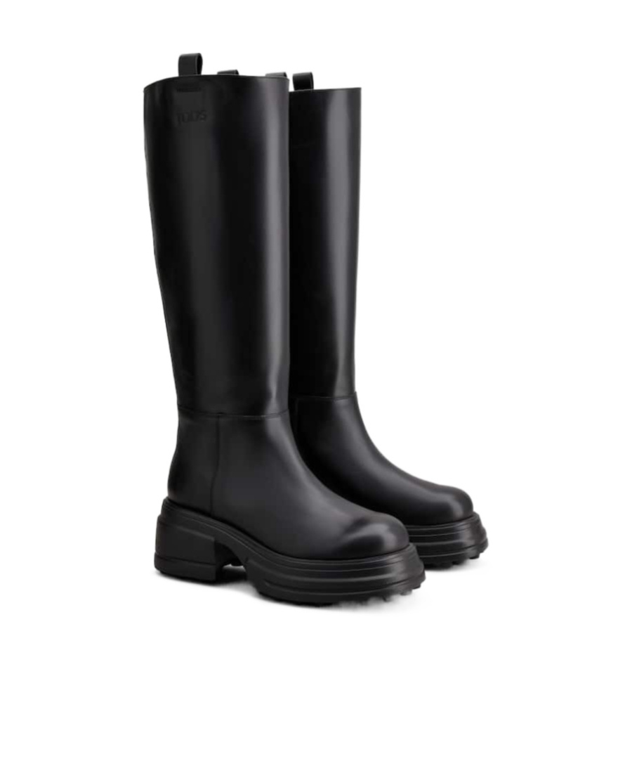 Tod's Platform Boots In Black