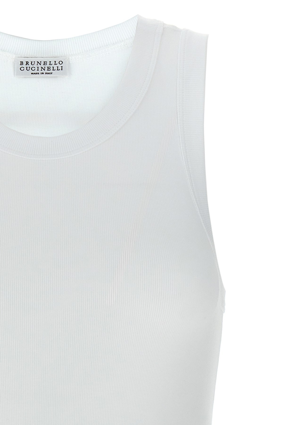 BRUNELLO CUCINELLI MONILI CHAIN-DETAIL TANK TOP