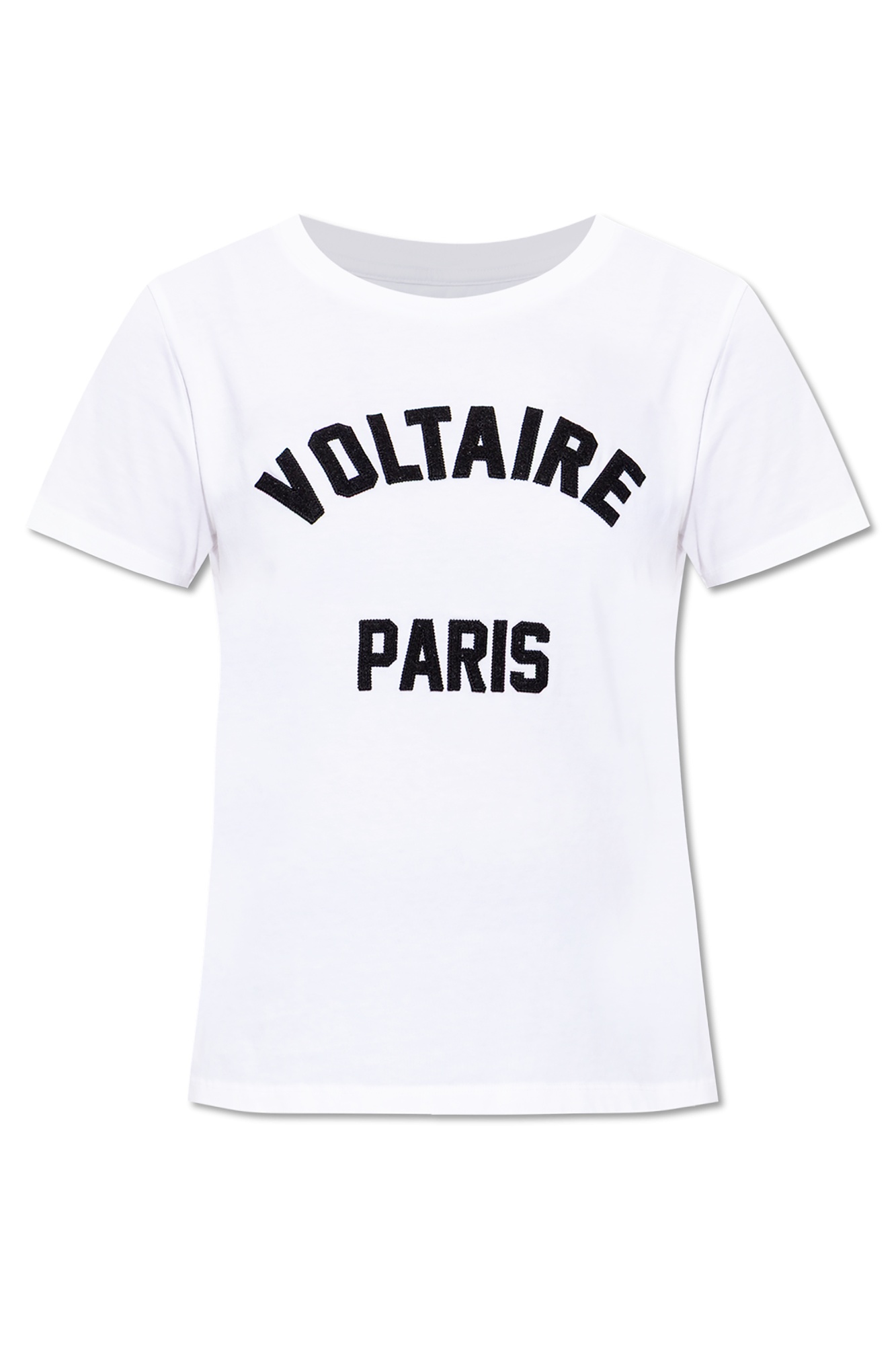 Zadig & Voltaire Alys Voltaire Paris Cotton Graphic T-shirt In White