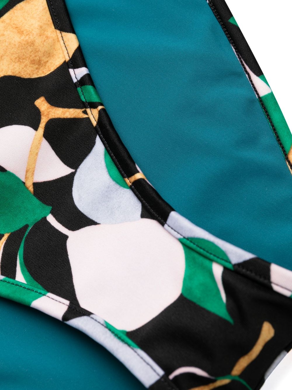 La Doublej Printed Bikini Briefs In Multicolor