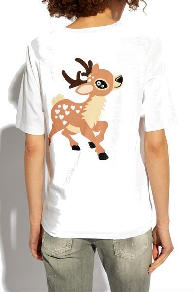 Dsquared2 Graphic-print Cotton T-shirt In White