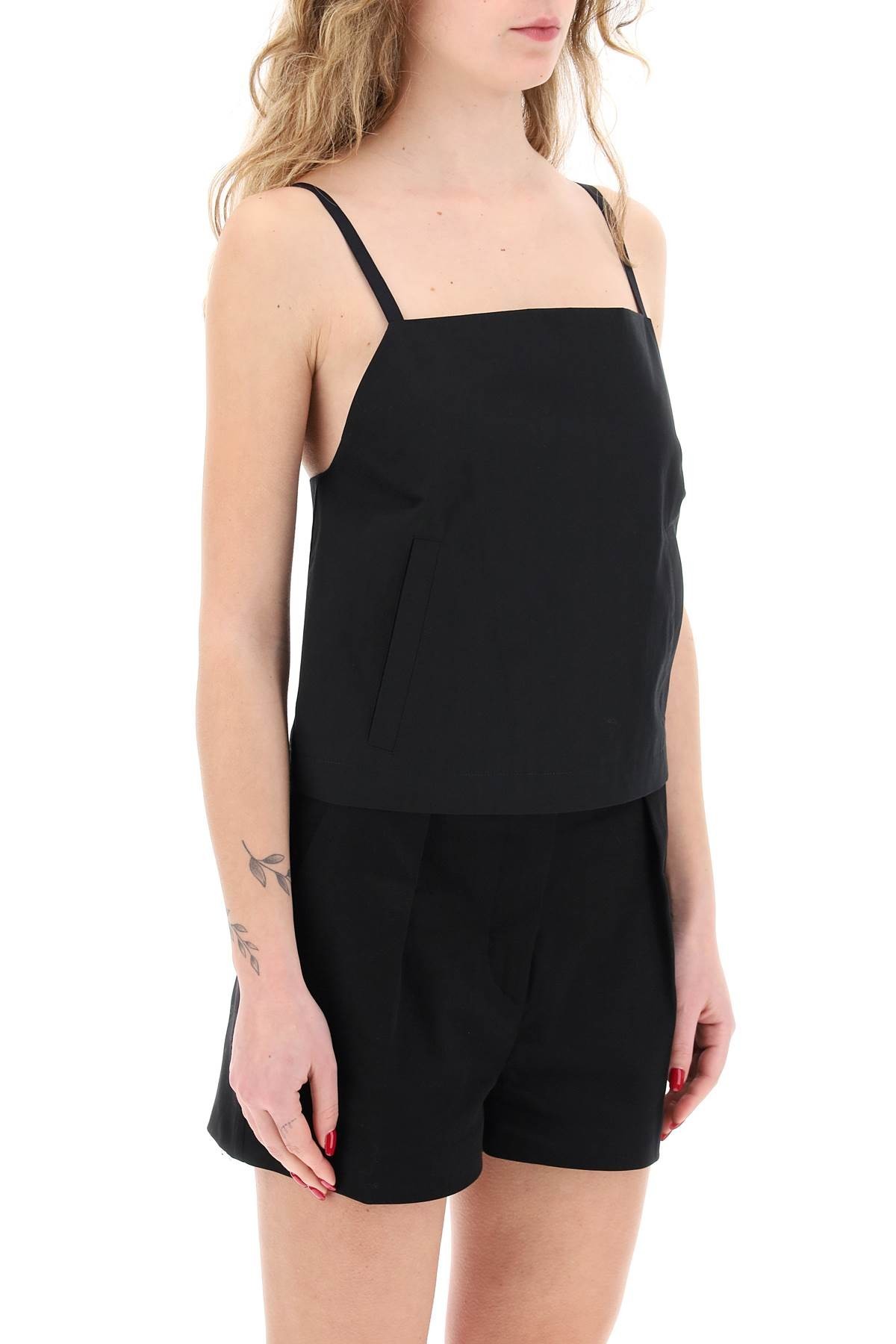 Sportmax Carmine Sleeveless In Black