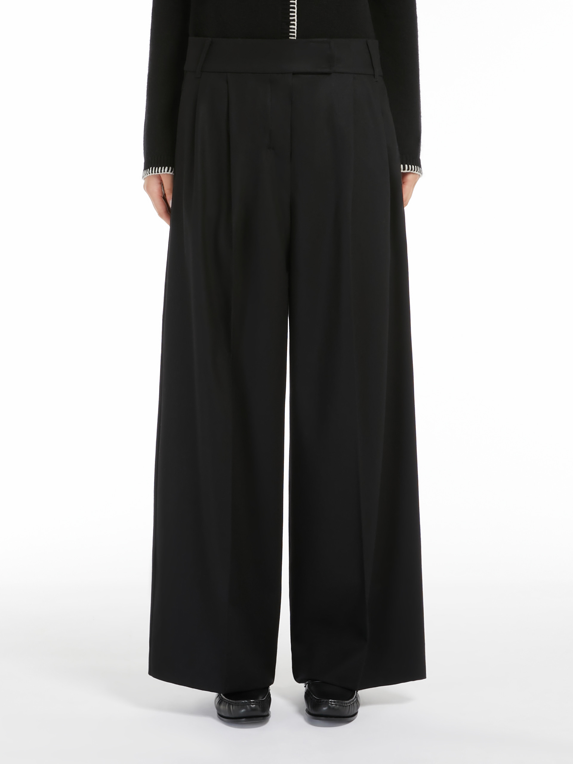 MAX MARA BELT-LOOP CASUAL PANTS