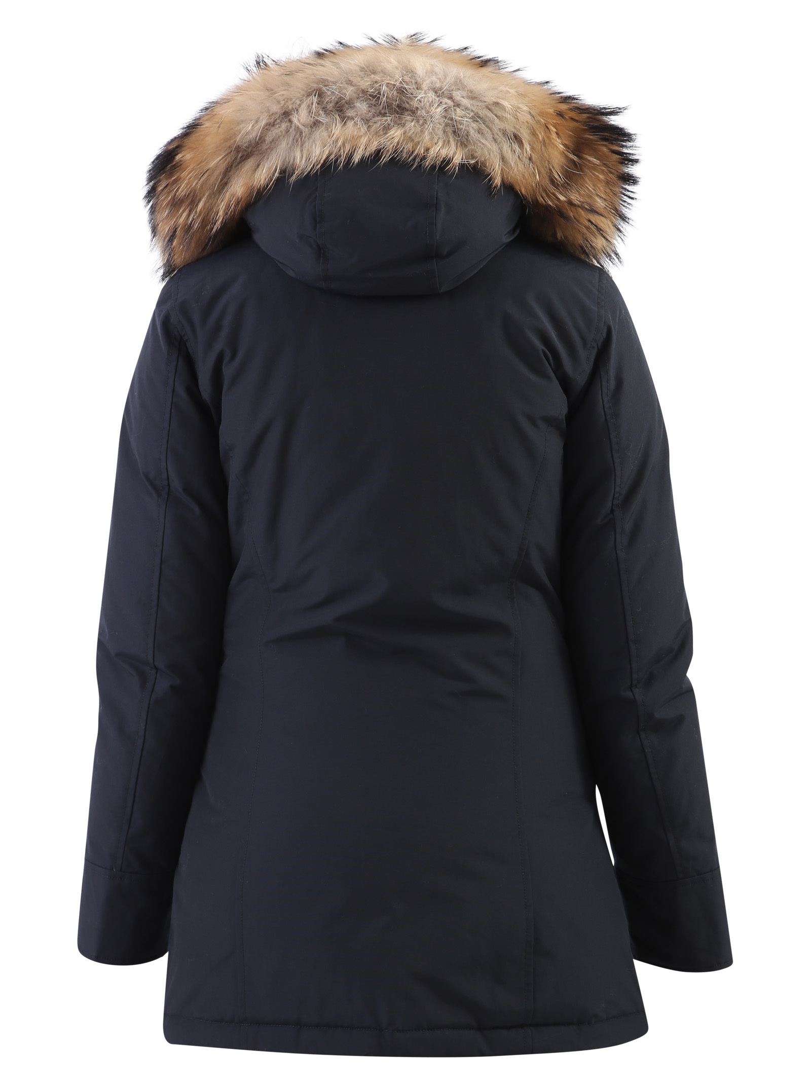 Woolrich Arctic Raccoon Parka Clothing In Black