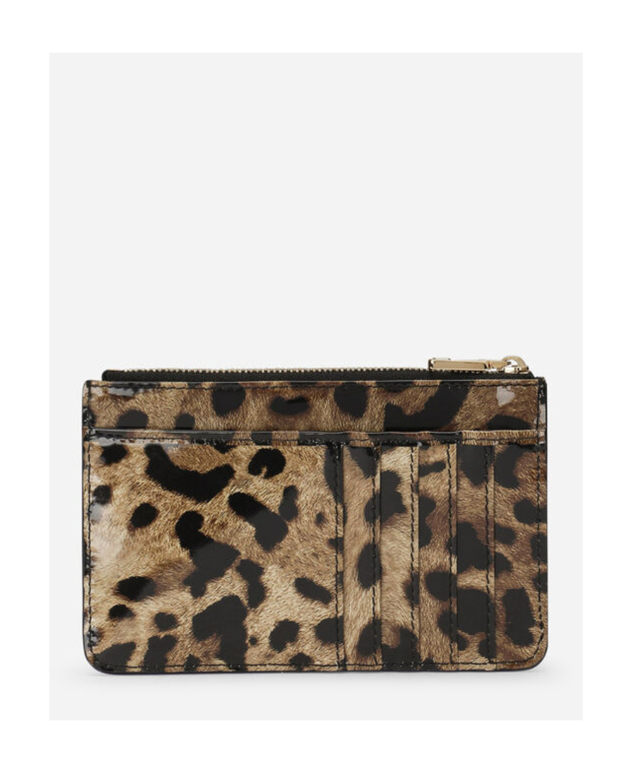 DOLCE & GABBANA ALL-OVER LEOPARD-PRINT WALLET