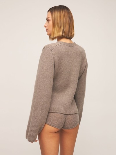 Khaite Scarlet Cashmere-blend Cardigan