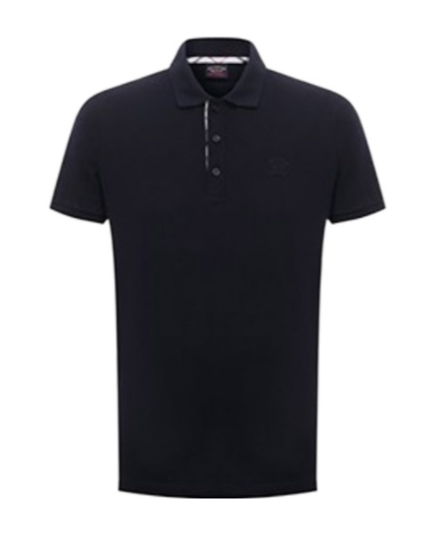 Shop Paul & Shark Short-sleeved Polo Shirt In Black