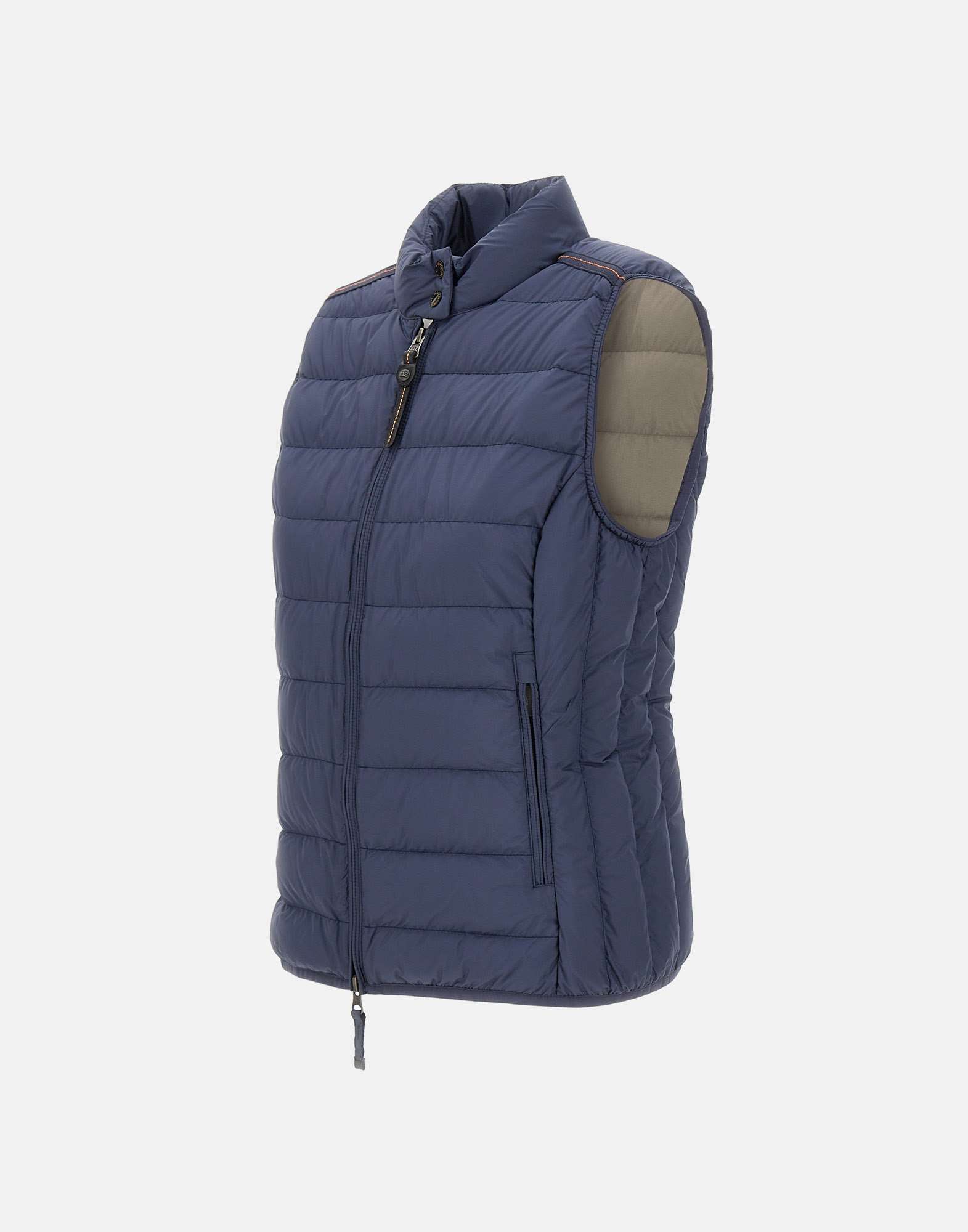 Parajumpers Zipper Down Vest In Blue