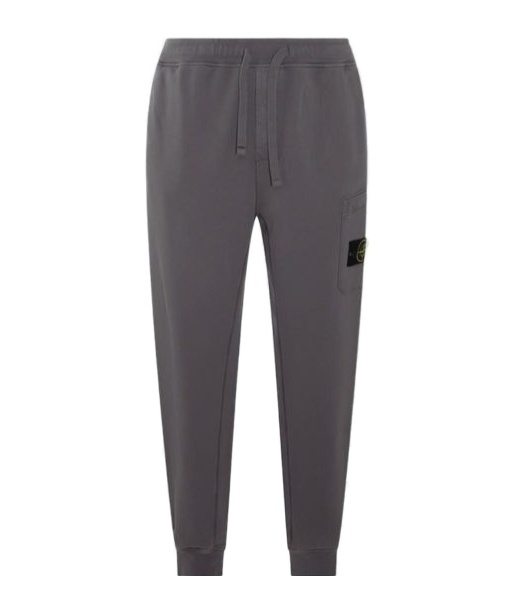Stone Island Logo-patch Track Pants In Gray