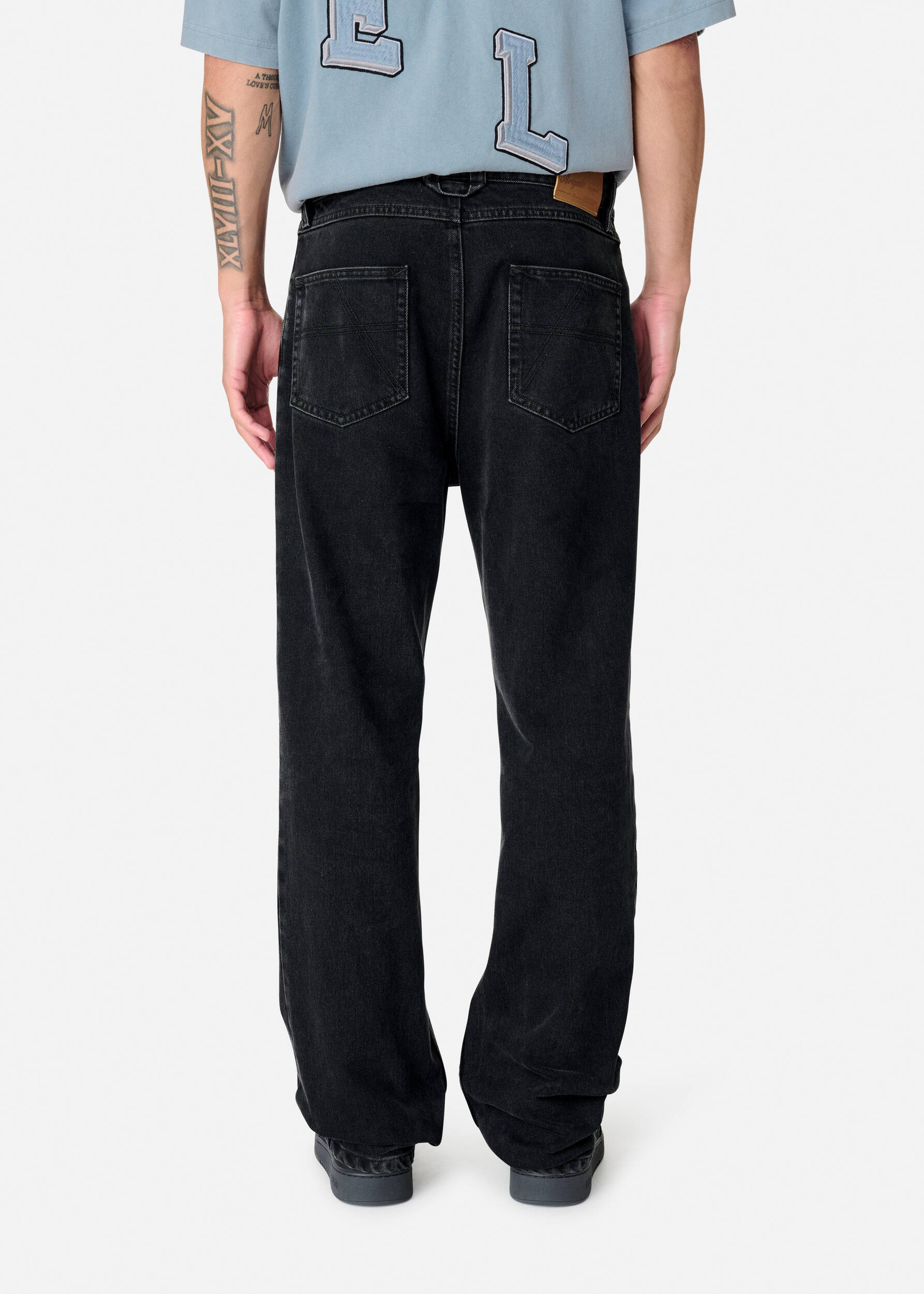 Axel Arigato Belt-loop Jeans In Black