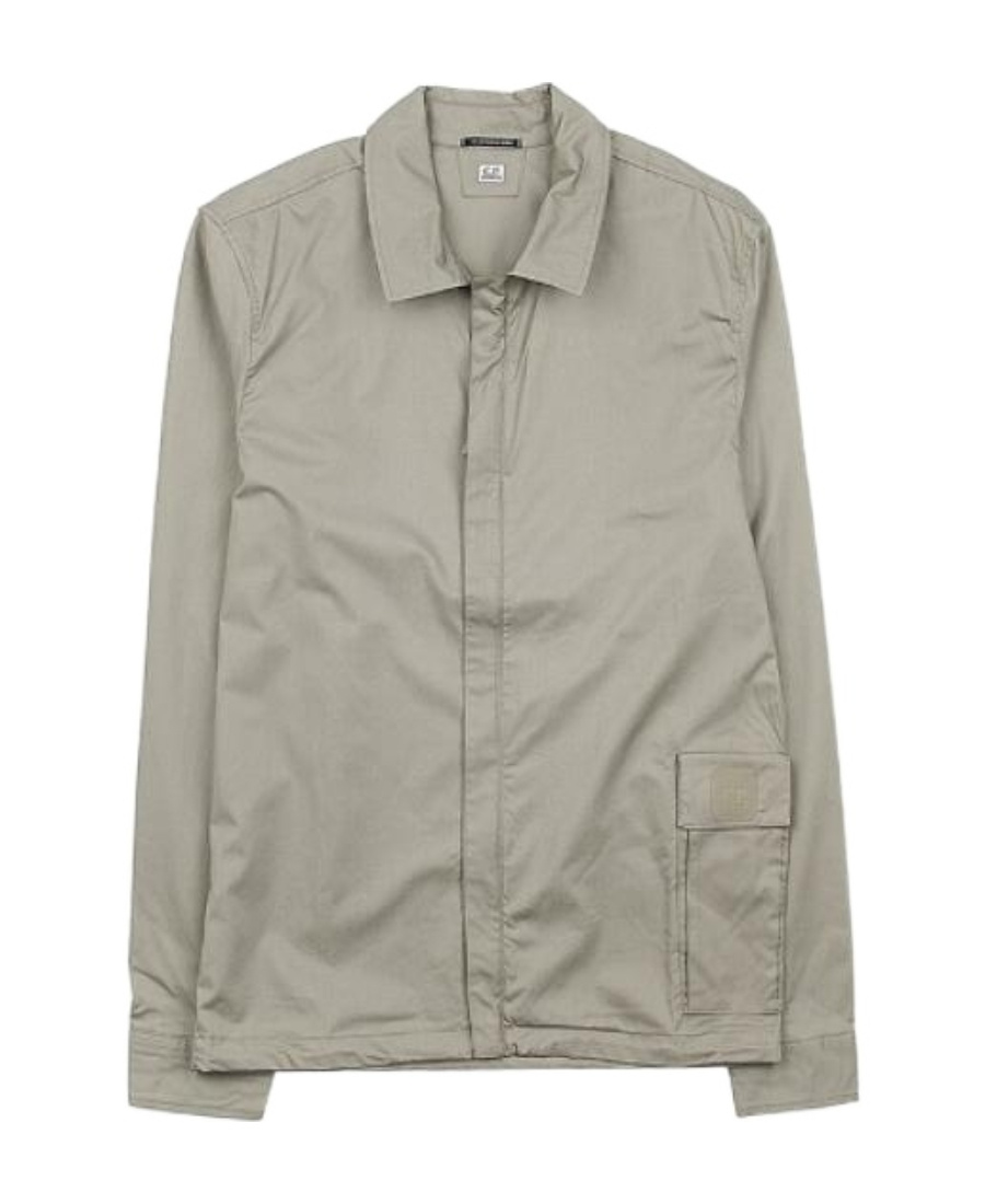 C.p. Company Long-sleeved Casual Jacket In Nude