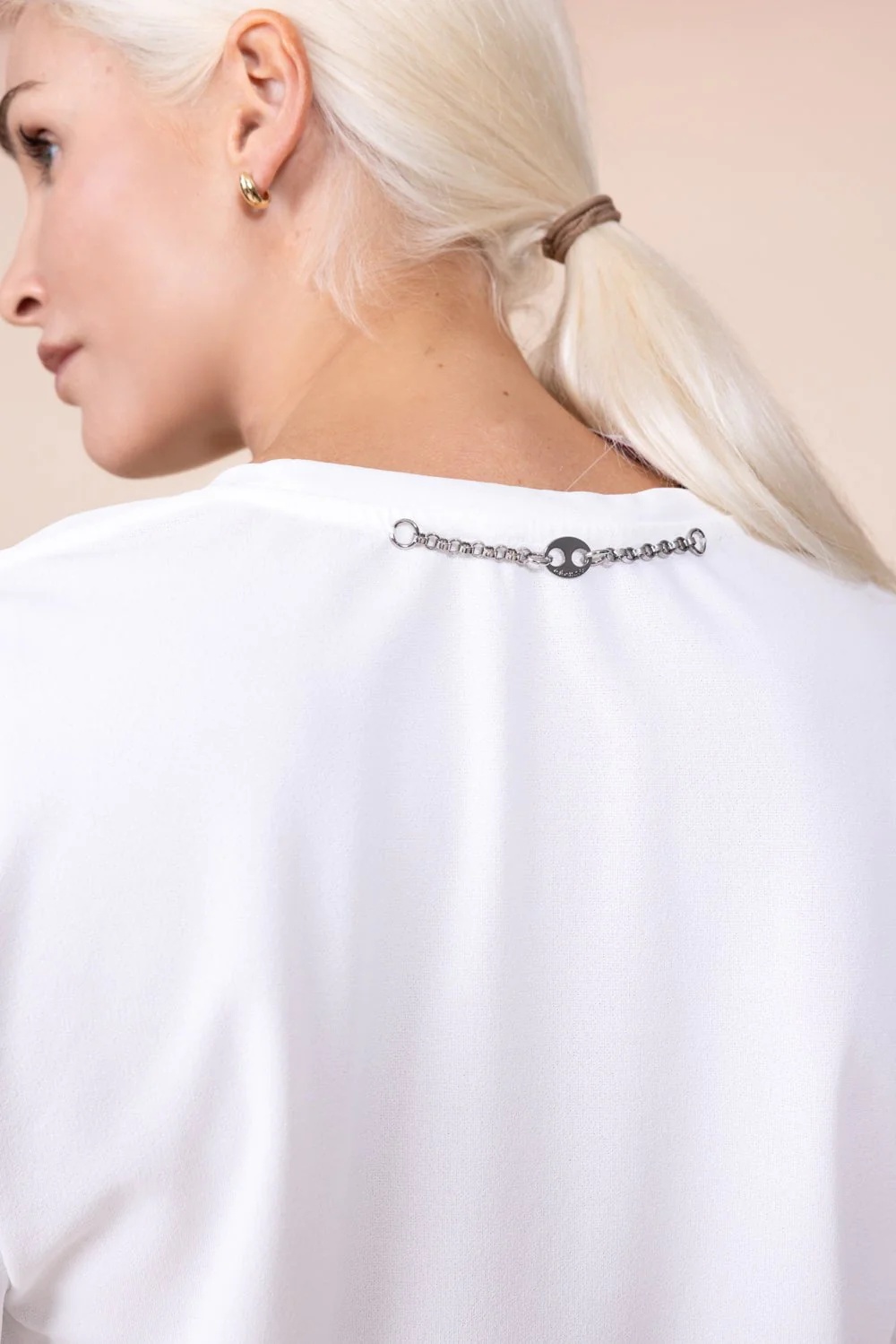 RABANNE PAILLETTE-EMBELLISHED CREPE T-SHIRT