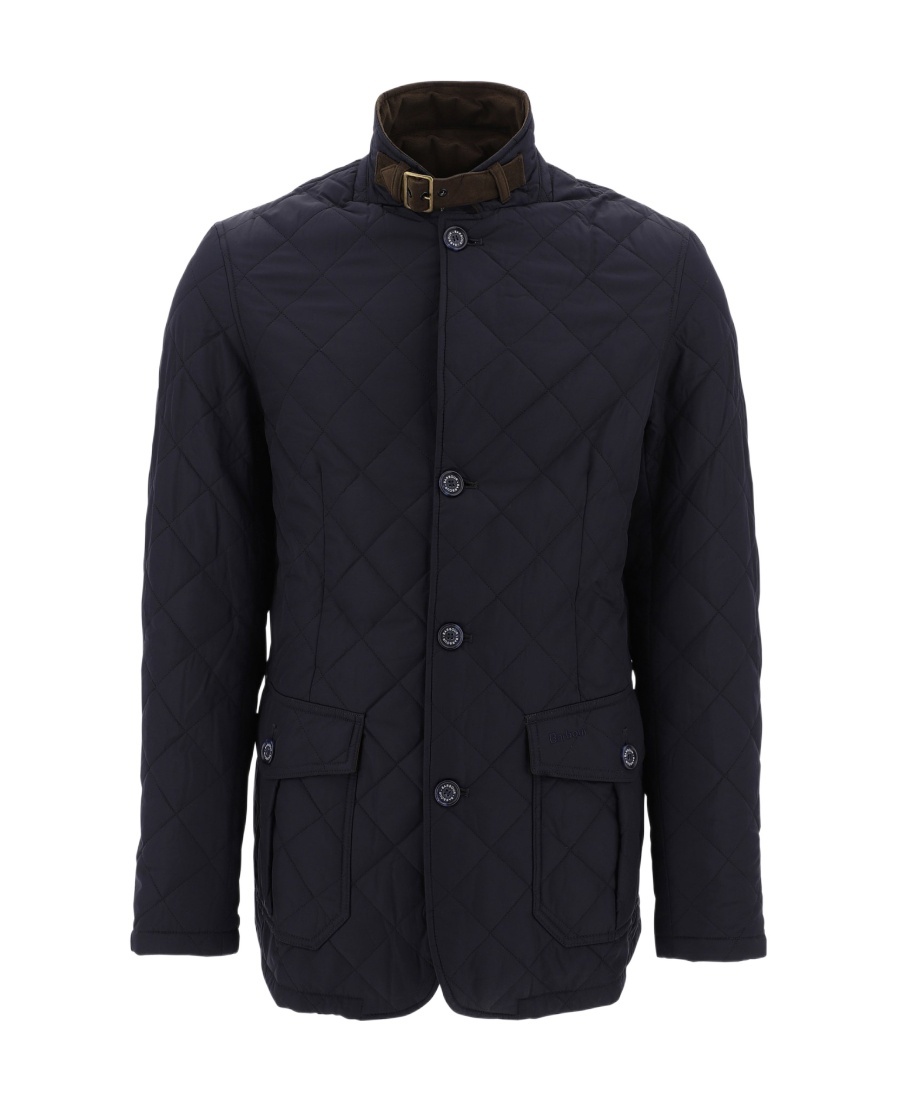 Barbour Lutz Quilted Jacket In Blue