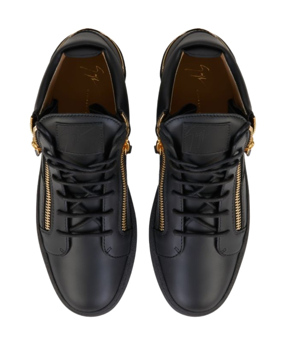 Shop Giuseppe Zanotti High Upper Board Shoes In Black