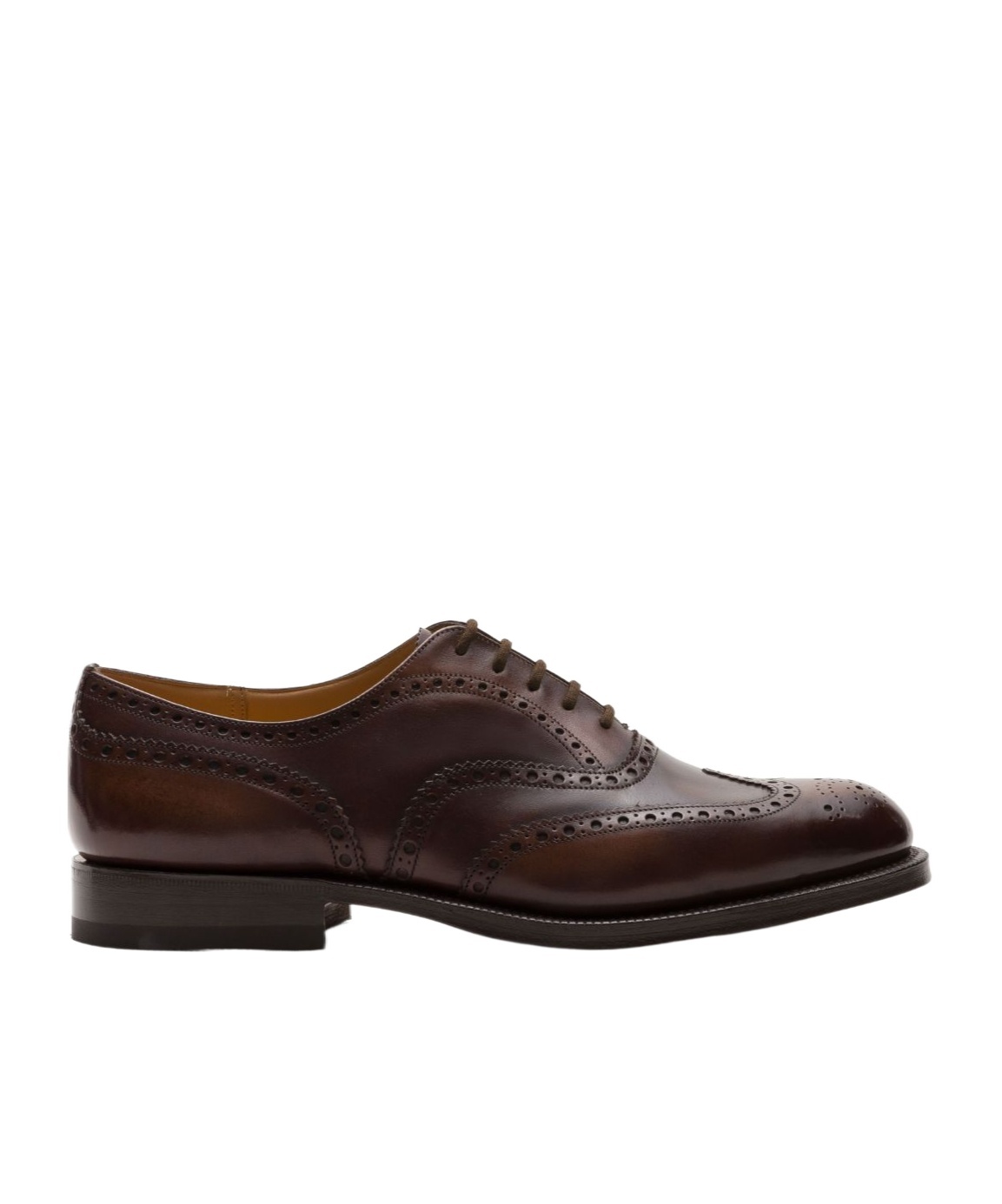 Church's Burwood Polished Leather Oxford Brogues In Black