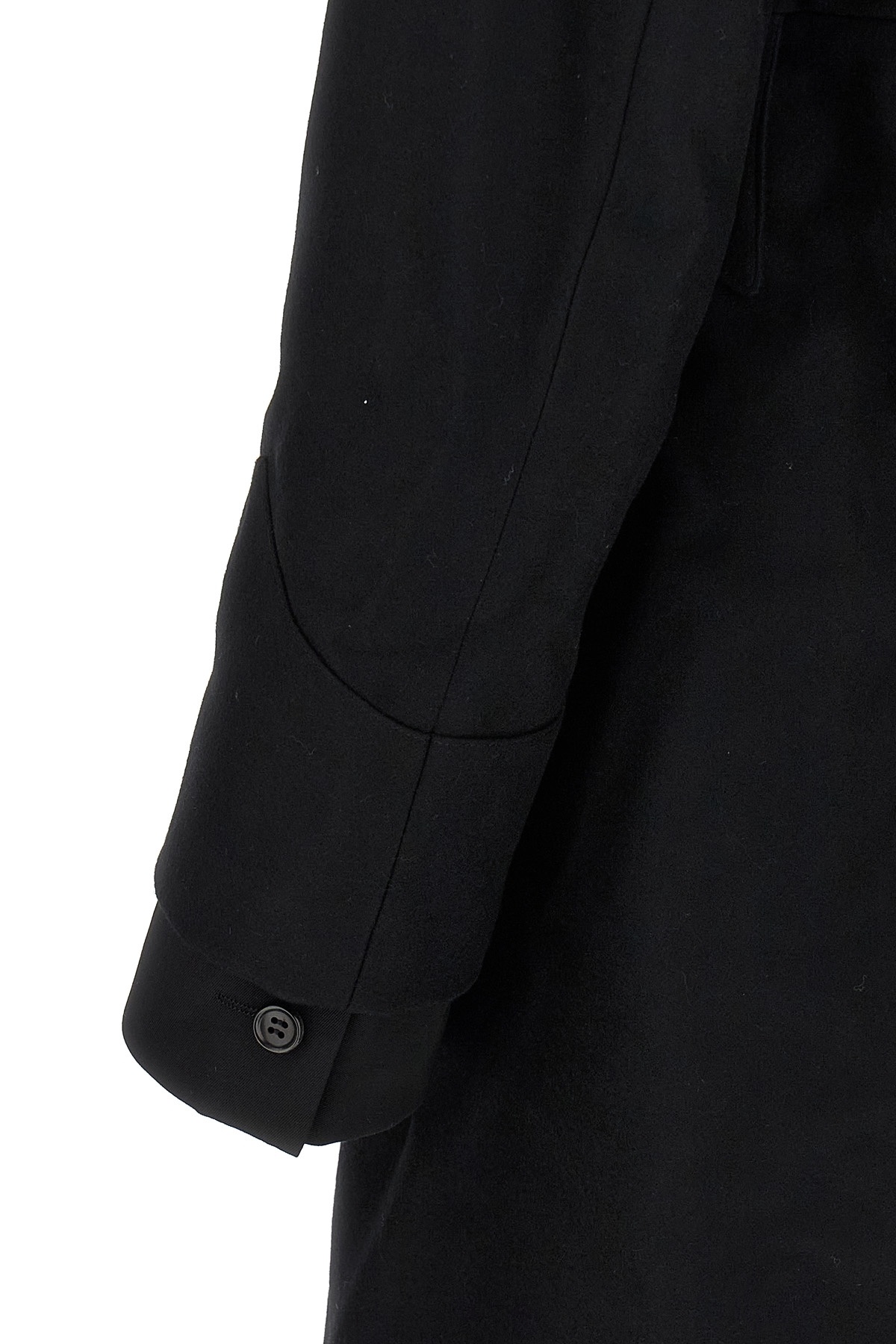 Comme Des Garçons Double Layer Blazer Coat In Black