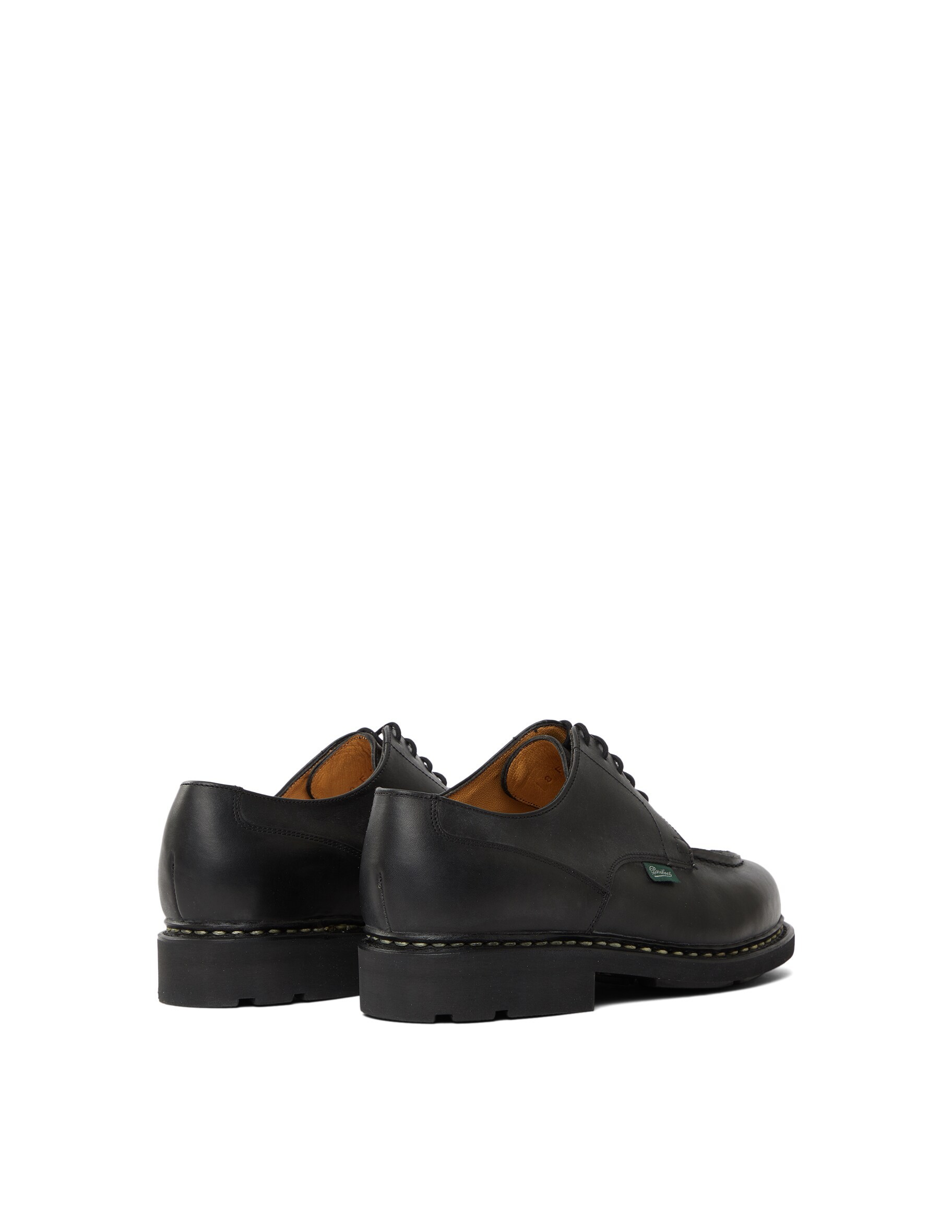 Paraboot Thiers Sport Shoe Black Leather In Black