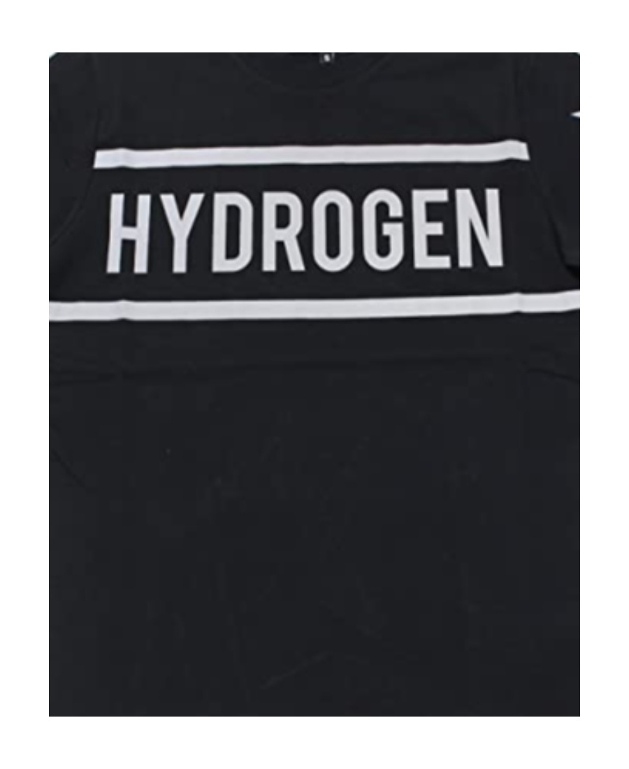 Hydrogen Logo T-shirt In Black