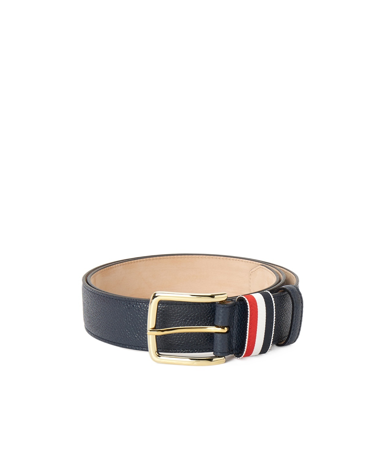 Thom Browne Pebble Grain Striped Loop In Blue