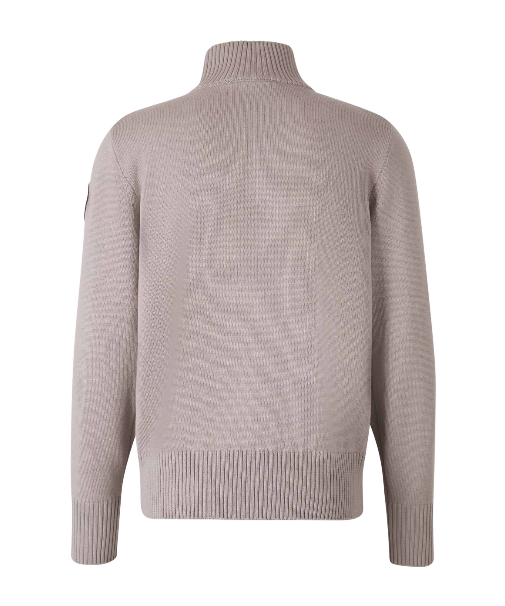 Canada Goose Wool Quarter-zip Rosseau Sweater In Nude