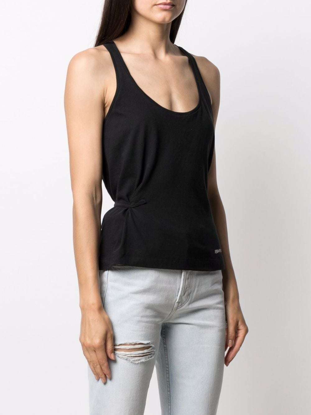 DSQUARED2 TIE-WAIST VEST TOP 