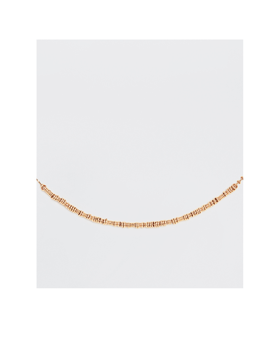 Bottega Veneta Long Stacked Necklace In White