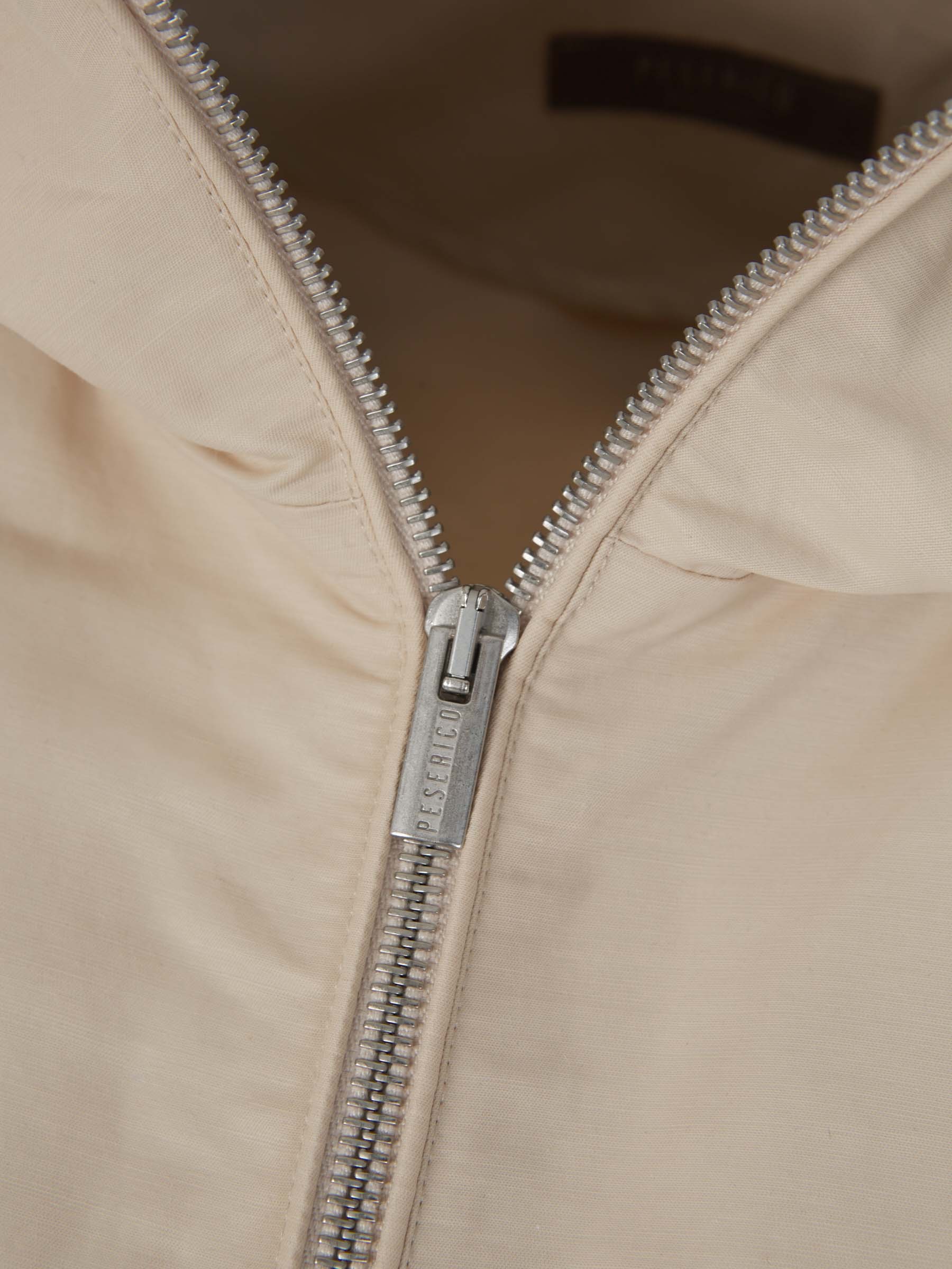 Shop Peserico Bead-embellished Hooded Jacket In Nude
