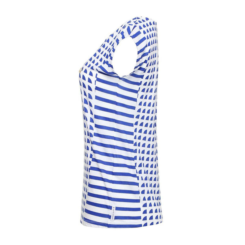 Shop Armani Jeans Printed T-shirt In White